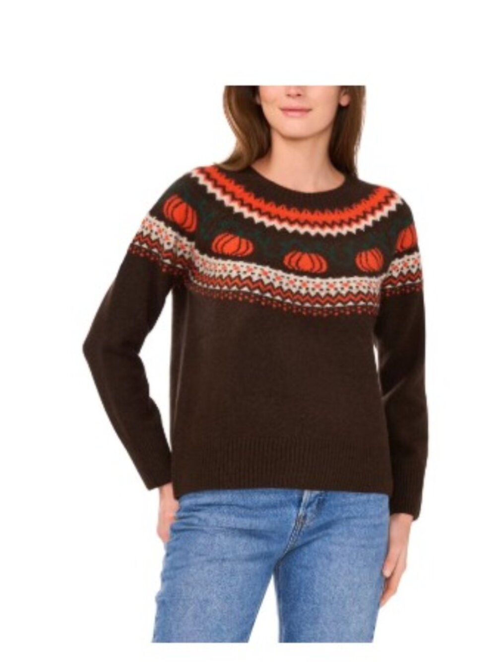 Vince Camuto Women's Pumpkin Sweater Size XS